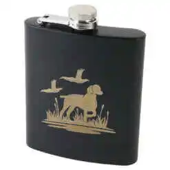 Plosca din inox 210 ml, Caine de vanatoare