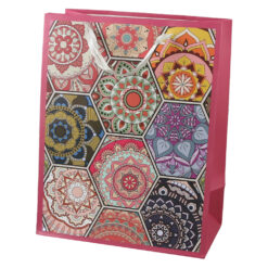 Punga cadou din hartie 18x23 cm, Mandala