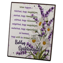 Placheta decorativa MDF "Boldog Szuletesnapot..." 20 x 25 cm