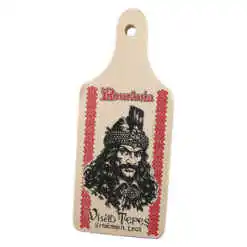 Tocator decorativ "Romania / Vlad Tepes - Strajerul Legii" 9.5 x 23 cm