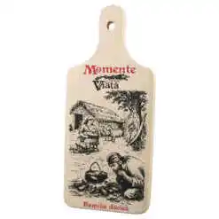 Tocator decorativ "Momente din viata Familie dacica" 12 x 28 cm