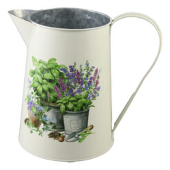 Cana din metal 10 x 17 cm, Plante medicinale