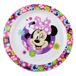Farfurie intinsa din plastic, Minnie Mouse, 22 cm