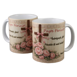 Alternative view of Cana ceramica "Paste Fericit, Indrazneste, fiule! Pacatele iti sunt iertate!", 330 ml