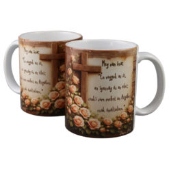 Alternative view of Cana ceramica de Paste "Meg van irva: En vagyok az ut...", 330 ml