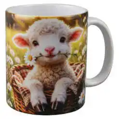 Cana ceramica de Paste, 330 ml, cu Miel