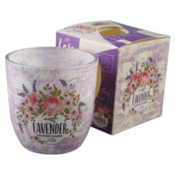 Lumanare parfumata in pahar 100 gr, Lavender
