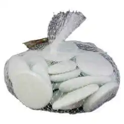 Alternative view of Pietre decorative din sticla Alb 4 CM - 500 gr