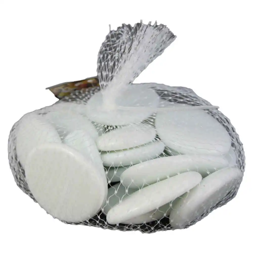 Pietre decorative din sticla Alb 4 CM - 500 gr - imagine 2