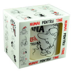 Cana ceramica 300 ml "Sefa de treaba", in cutie decorativa - Funny Mug