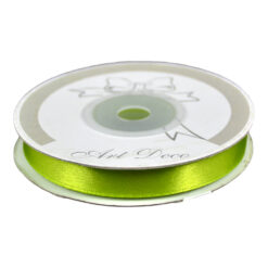 Rola panglica satin Verde deschis 10 mm x 25 m, Art Deco