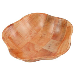 Salatiera din bambus Floare 25x6 CM