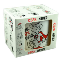 Cana ceramica 300 ml "Szuper apu bogre", in cutie decorativa - Funny Mug