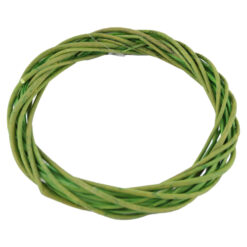 Coroana pentru decor rachita Verde 22 CM