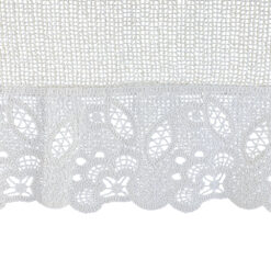 Perdea rustica din bumbac 100 x 150 cm, florala