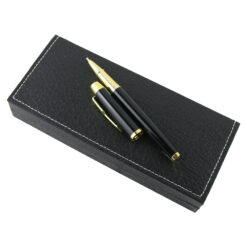 Alternative view of Pix elegant in cutie cadou Negru/Auriu 19 x 8 cm