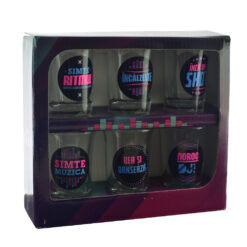 Alternative view of Set 6 pahare shot din sticla Disco 35 ml