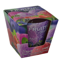 Alternative view of Lumanare parfumata in pahar de sticla - Diverse arome de fructe (Model 1)