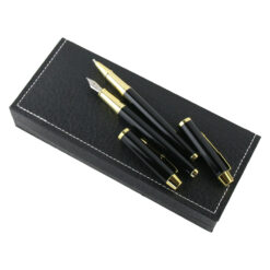 Alternative view of Set elegant stilou si pix in cutie cadou Negru/Auriu 19 x 8 cm, m. 121