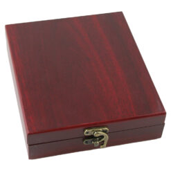 Alternative view of Set 4 accesorii pentru vin in cutie de lemn, 15x17 CM