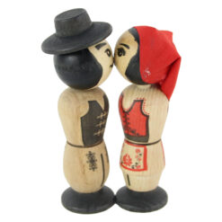 Alternative view of Figurine cu magnet, Pupaciosi, lemn pictat, Port Secuiesc 12 CM