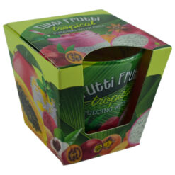 Lumanare parfumata in pahar de sticla - cu aroma de Fructe de padure & Fructe tropicale