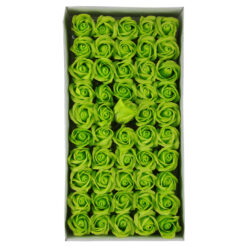 Trandafiri de sapun, 5 CM, 50 de bucata/cutie - Verde royal