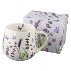 Cana din portelan 430 ml "Classic Lavender" in cutie decorativa