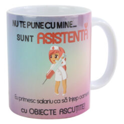 Cana ceramica "Asistenta" 330 ml