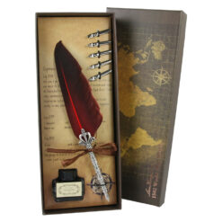 Set de Caligrafie cu Pana, stil Vintage, Vintage World - 7 piese