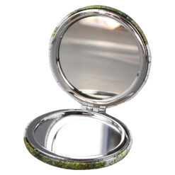 Alternative view of Oglinda de buzunar "Romania" 7 CM, Castele, cu sclipici