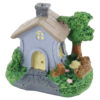 Decoratiune Casuta din rasina 5x4 CM, gri
