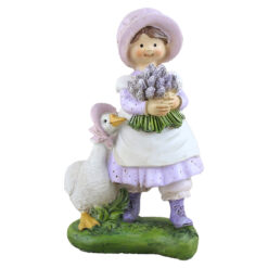 Figurina Copil cu gasca, din rasina 15 CM