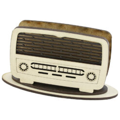 Suport servetele din lemn Radio 12x6 CM