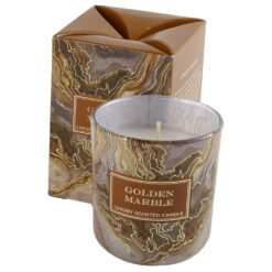 Alternative view of Lumanare parfumata in pahar 150 gr Antico Marble/Golden Marble