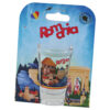Pahar shot din sticla "Romania", in ambalaj decorativ