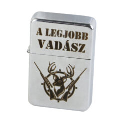 Bricheta metalica "A legjobb Vadasz" 3.5x6 CM, Argintiu