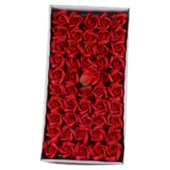 Trandafiri de sapun, 4 CM, 50 de bucata/cutie - Rosu