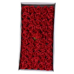 Trandafiri de sapun, 5 CM, 50 de bucata/cutie - Rosu