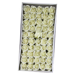 Trandafiri de sapun, 5 CM, 50 de bucata/cutie - Vanilie