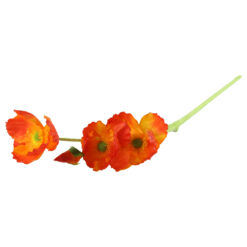 Alternative view of Floare de mac artificial cu boboc, 58 CM