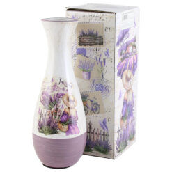 Vaza din ceramica Lavender 7x20 CM, in cutie decorativa, M.231
