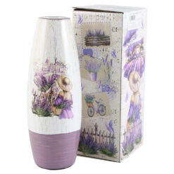 Vaza din ceramica Lavender 7x20 CM, in cutie decorativa, M.241