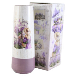 Vaza din ceramica Lavender 11x29 CM, in cutie decorativa, M.263