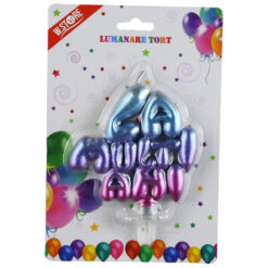 Lumanare tort "La multi ani", sirena