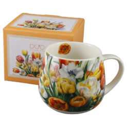 Cana din portelan 430 ml "Tulipany" in cutie decorativa