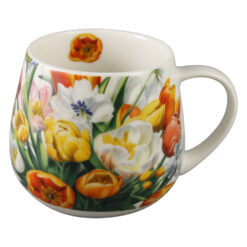 Alternative view of Cana din portelan 430 ml "Tulipany" in cutie decorativa