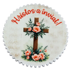 Magnet din ceramica "Hristos a inviat!", 7 CM