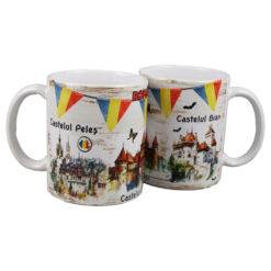 Alternative view of Cana ceramica "Castele/Romania", 330 ml