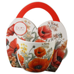 Alternative view of Cana portelan 460 ml "Poppies" in ambalaj decorativ